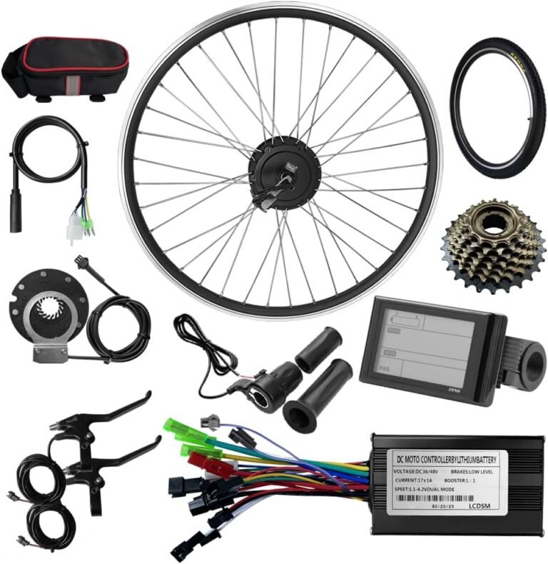 36V/48V MXUS 250W Rear wheel Electric Bikes Conversion Kit Hub Motor, Waterproof Cable,legal Motor,E-bike Cycling Hub with Controller,Bike Bicycle Conversion Kit 7-speed Cassette,SW900 Screen