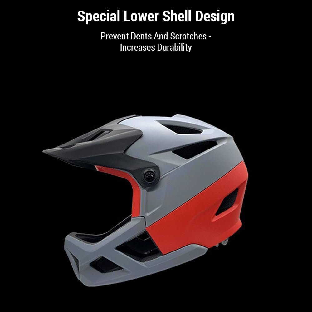 Lixada Full Face Bike Helmet for Men Women Road Bike Helmet Lightweight Adjustable Bicycle Helmet 55-59CM - Image 7