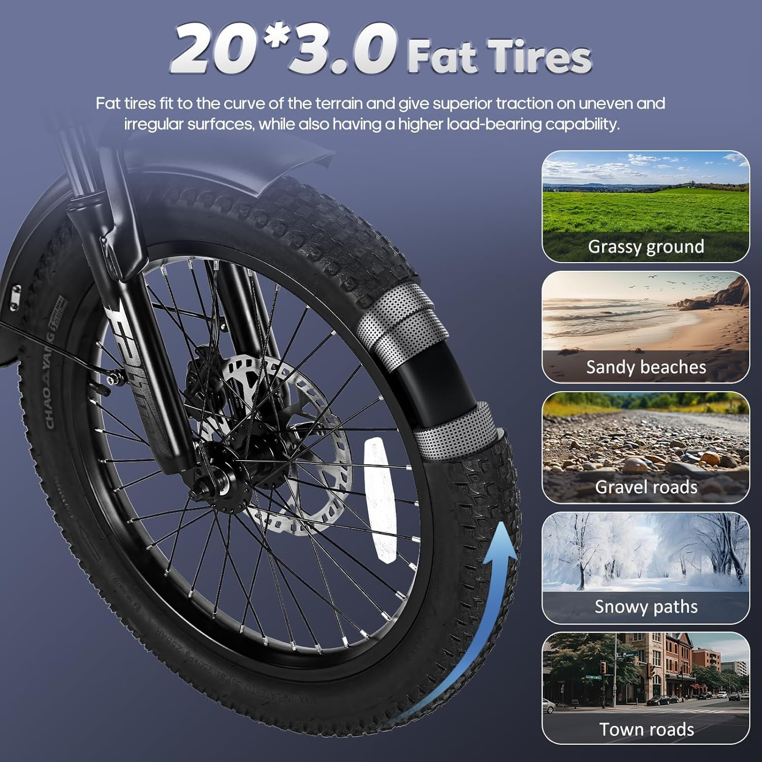 Fafrees F20 MATE Electric Tricycle Adults, Foldable Electric Trike Cargo Ebike, Hydraulic Brakes Fat Tire 3 Wheel Electric Bike for Men & Women - Image 7