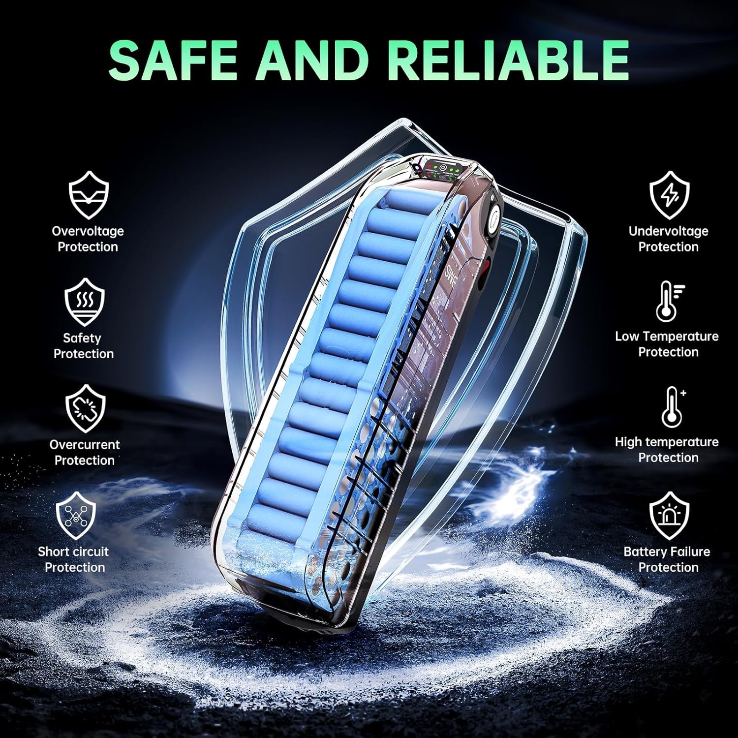 48V 15Ah Electric Bicycle Battery Mountain Bike - Durable Lithium Ebike batteries for Rear wheel Electric Bikes Conversion Kit (48V 15Ah) - Image 2