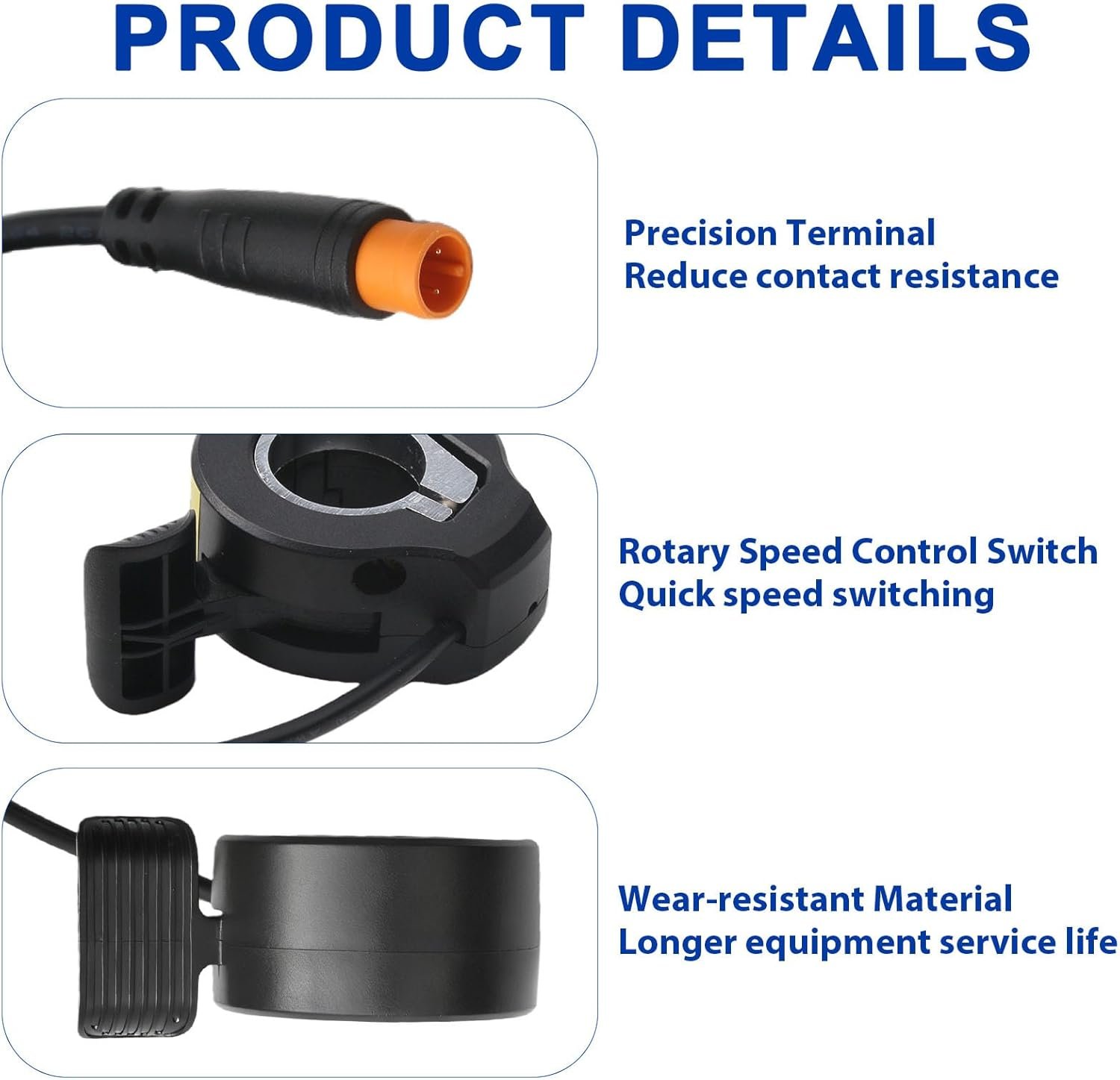 1pc Electric Bike Thumb