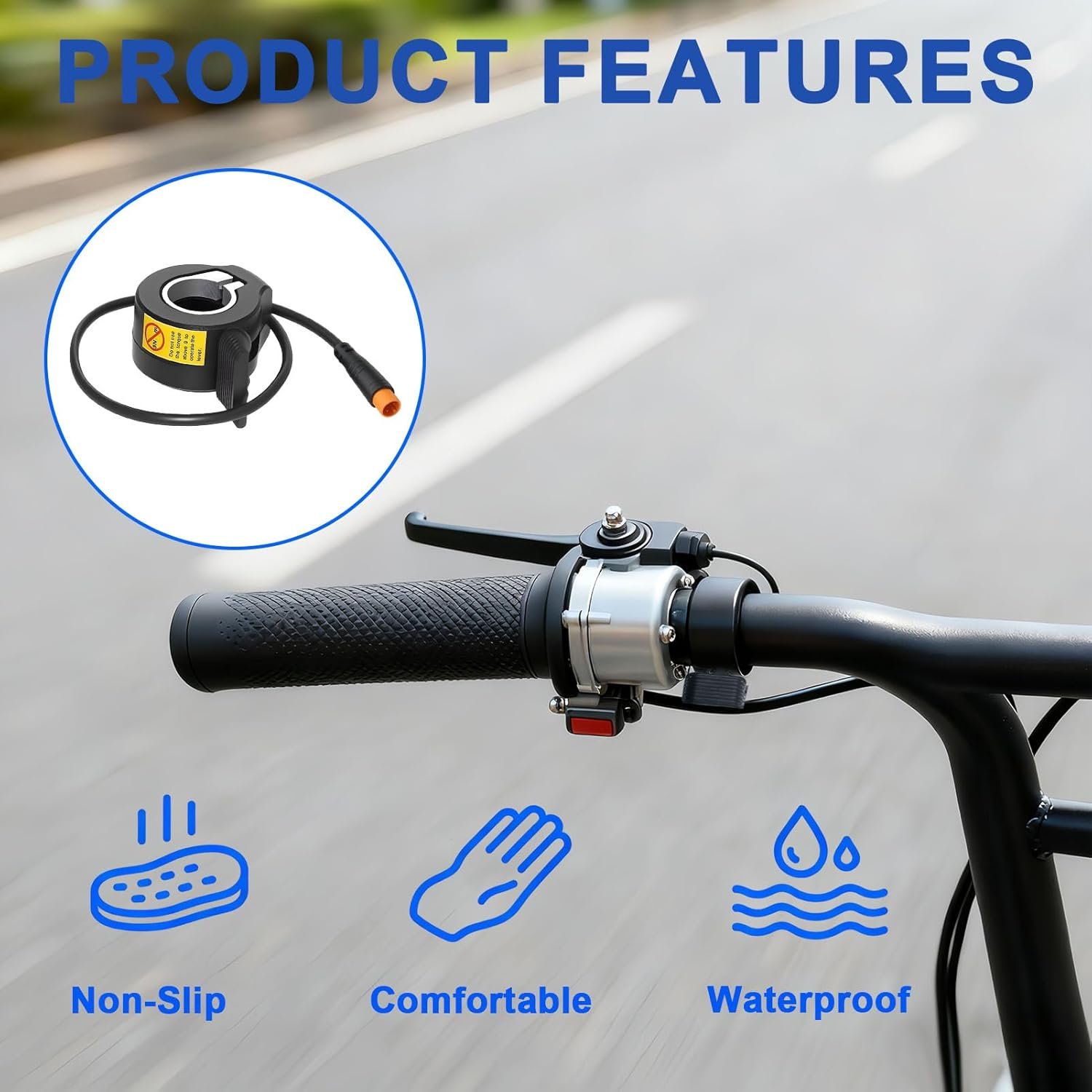 1pc Electric Bike Thumb