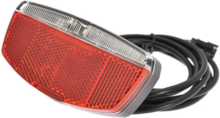 1Piece Input 6V-48V LED Light with Bicycle Reflector Electric Bike Tail Light Ebike Rear Light