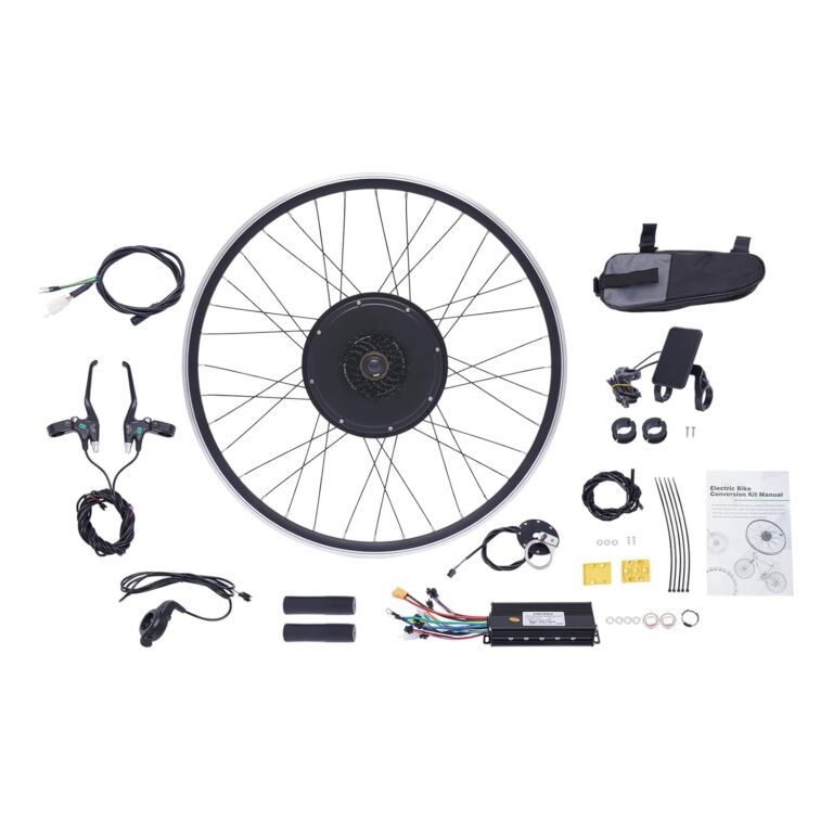 28in 29in Electric Bicycle Conversion Kit E-Bike Rear Wheel Motor 48V 1000W for both V brake and Disc brake W/LED Display and Intelligent Controller Max. Speed 55km/h 5-Gear Adjustment