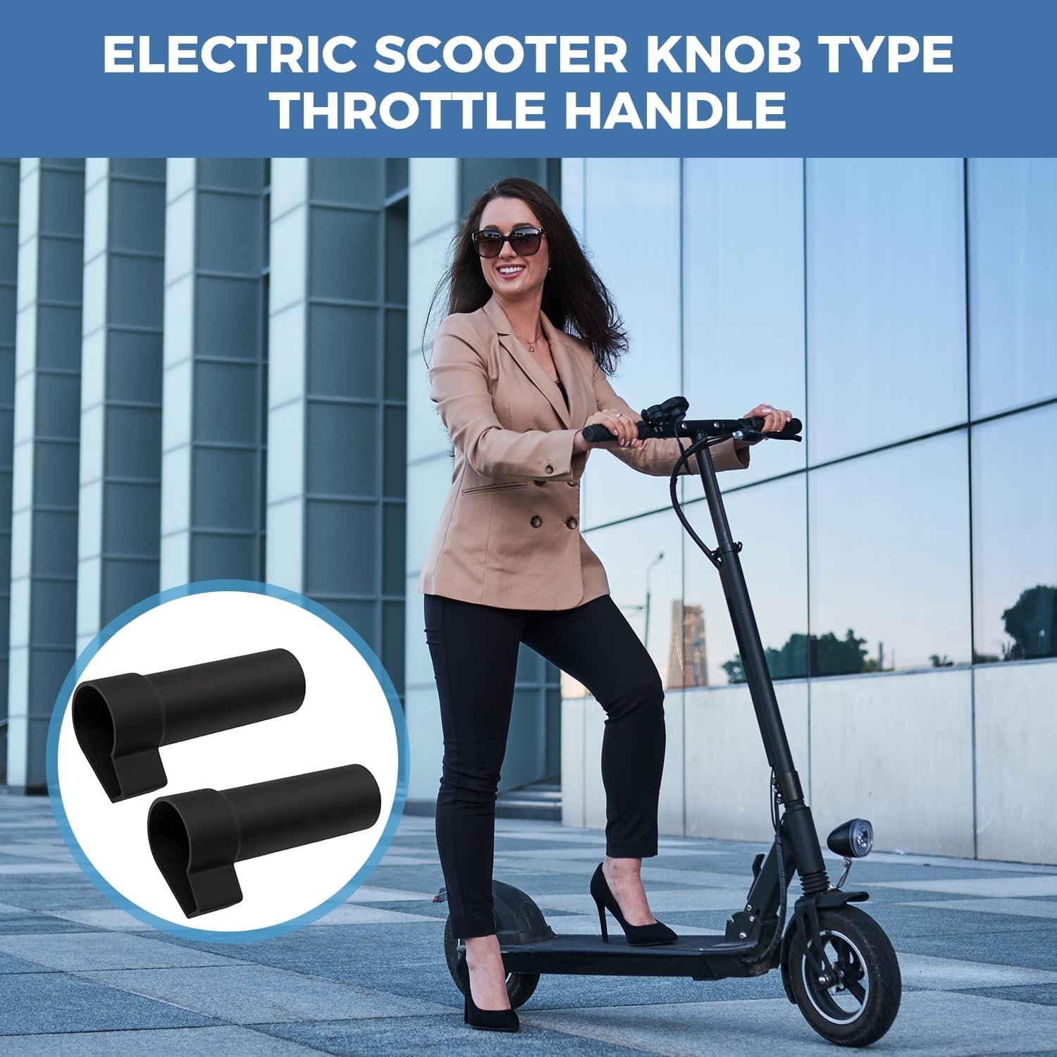 2pcs Ergonomic Electric Scooter