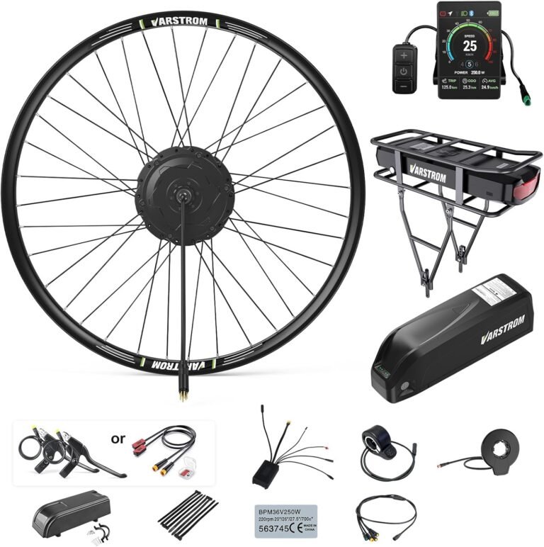 36V 250W Electric Bike Conversion Kit - Front or Rear Hub Motor Kit 26" 27.5" 28" 29" 700C - Ebike Conversion Kit with Opt Battery - Brushless Motor for Cassette Mountain Bike