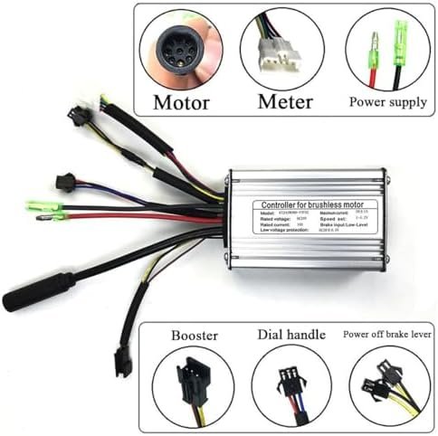 250W Electric Bike Conversion Kit, Brushless Hub Motor for 700C Wheels, LED Display, Easy E-Bike Upgrade with Controller & Brake Levers - Image 6