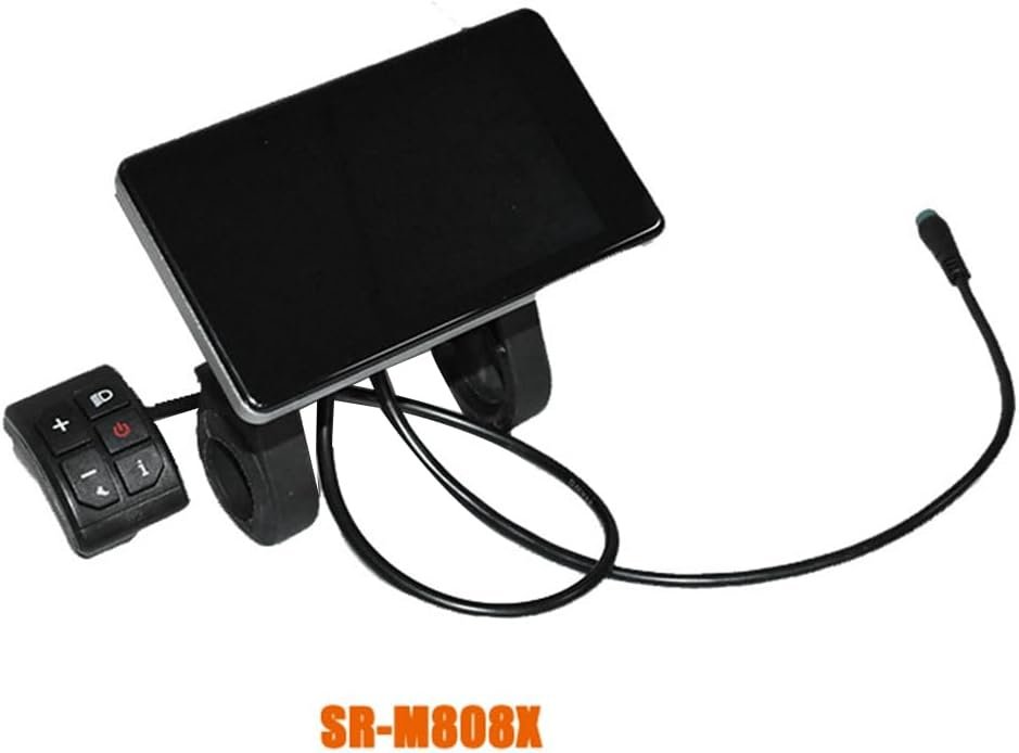 Electric Bike Colorful 808 LCD Display Meter 24V-72V Waterproof Connection Plug Ebike Intelligent Display - Image 6