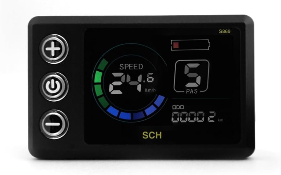 S869 Electric Bicycle LCD Display 24V-72V Electric Scooter LCD Color Meter for Mountain Bike LCD Meter Waterproof 5PIN - Image 7