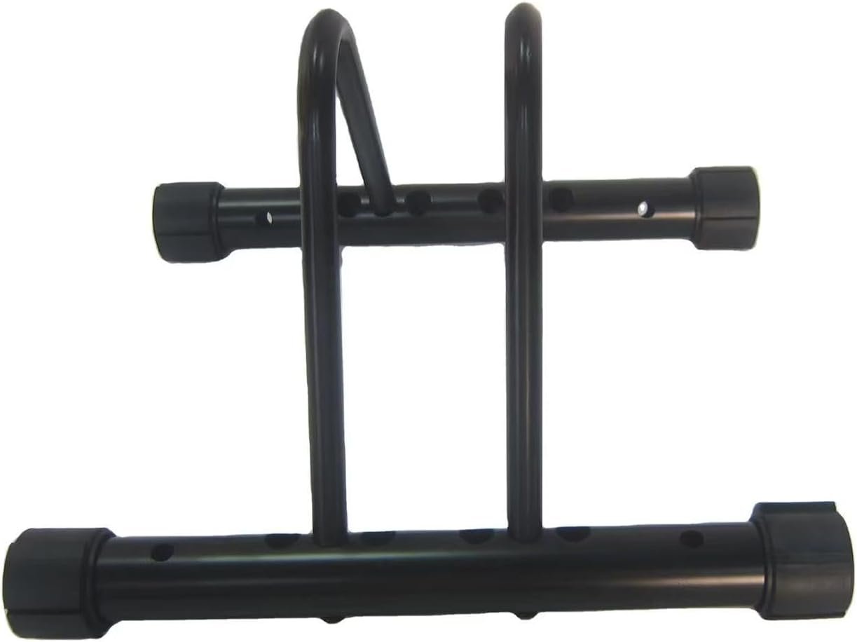 Adjustable Bike Rack Stand for Road, Mountain & Electric Bikes | Steel Tire Holder with Width & Height Settings | Indoor Outdoor Floor Parking Storage | Fits 3cm to 12cm Tires - Image 2