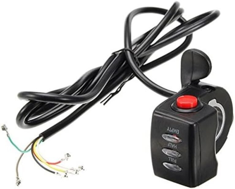24V/36V/48V Battery Led Indicator Thumb Throttle Light Electric Scooter E-Bike Switch-48V