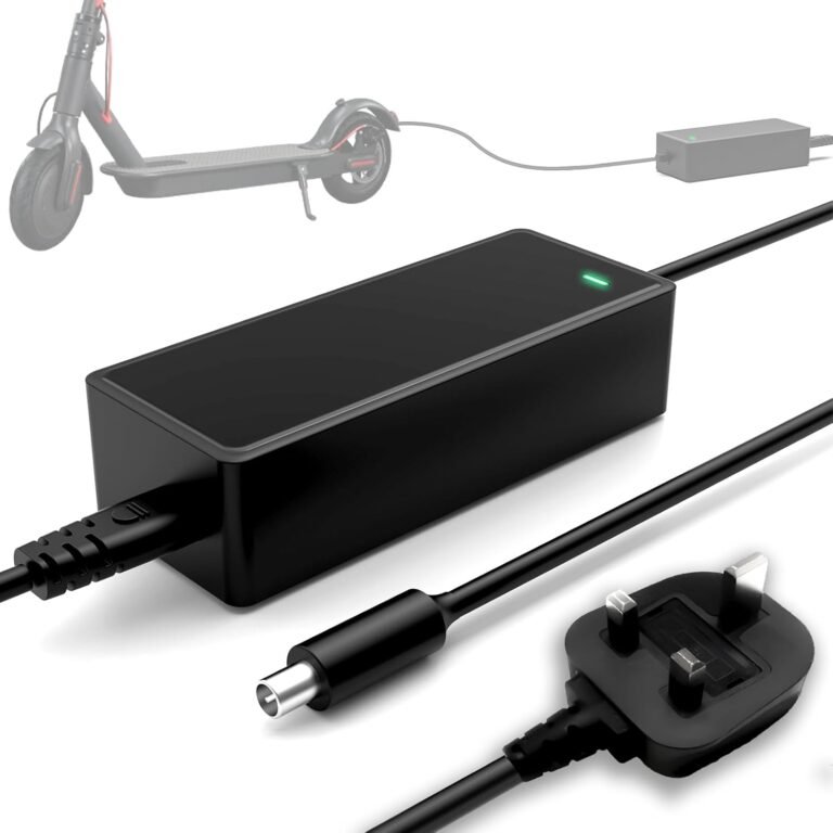42V 2A Electric Scooter Charger for Xiaomi M365, Pro, Pro 2, 3, 4, 5 Elite, 1s, for Segway Ninebot Scooter G30 ES1 ES2 ES3 ES4 E22E, 36V Battery Charger for Aovo, Bird, Lime, Spin, Skip and More