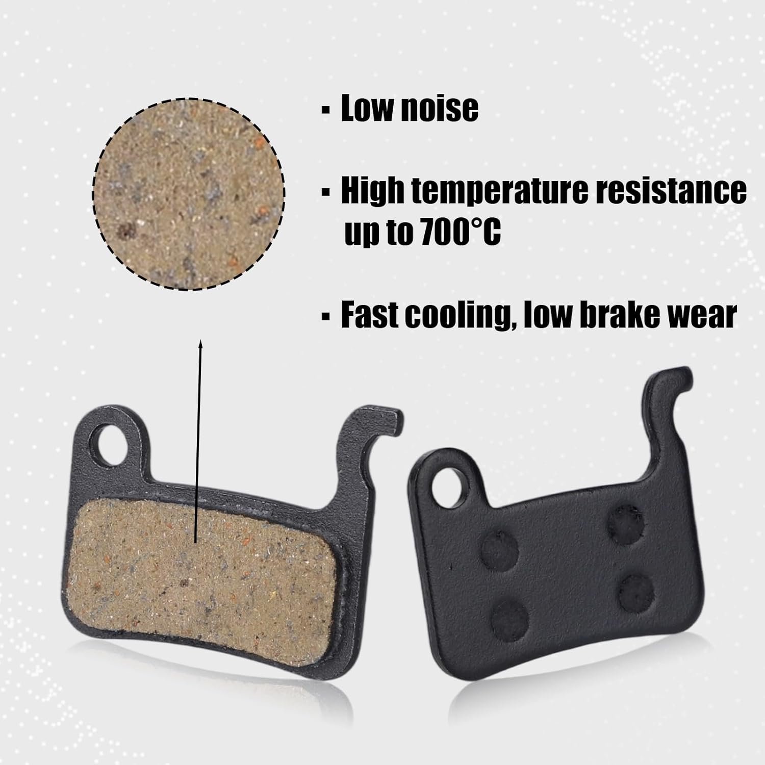 4pcs Bike Brake Pads