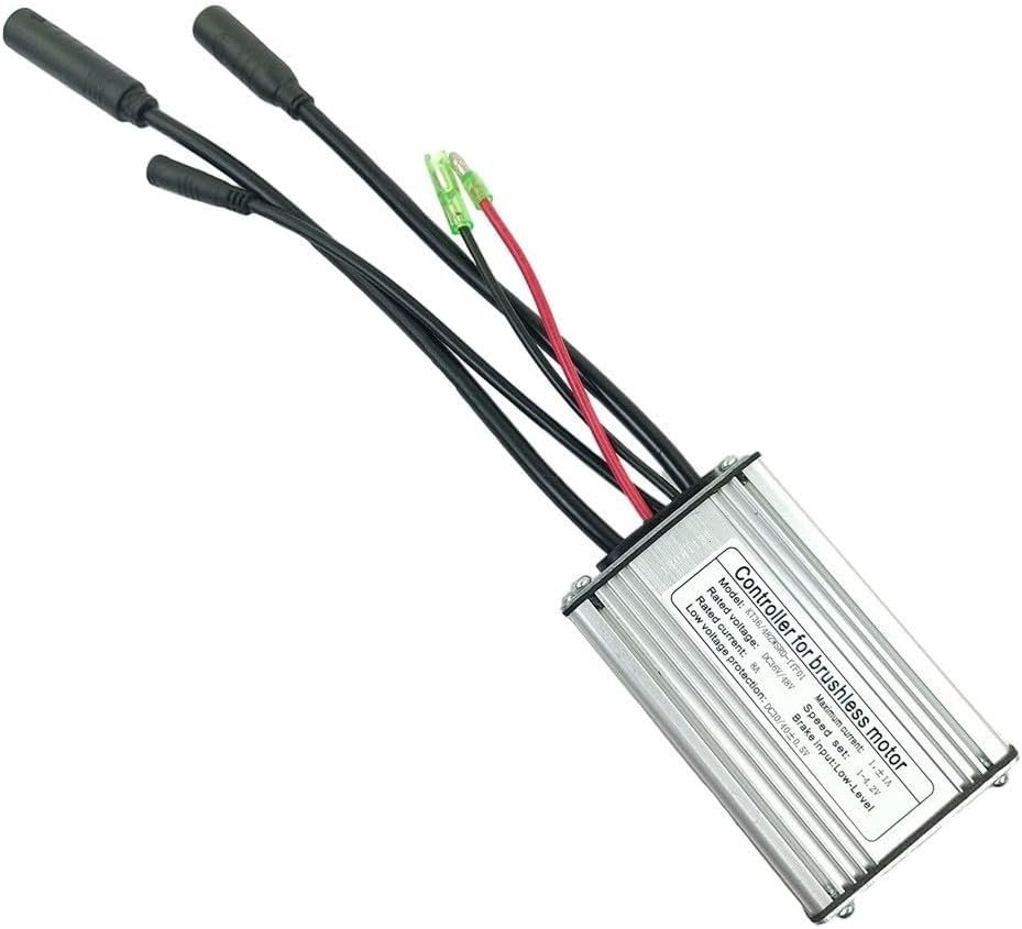 36V 48V KT-15A Electric Bike Controller Waterproof System for 250W 350W Brushless Motor For E-Bike Bicycle With 9-Pin Motor Connector Speed Control System Aluminum Housing