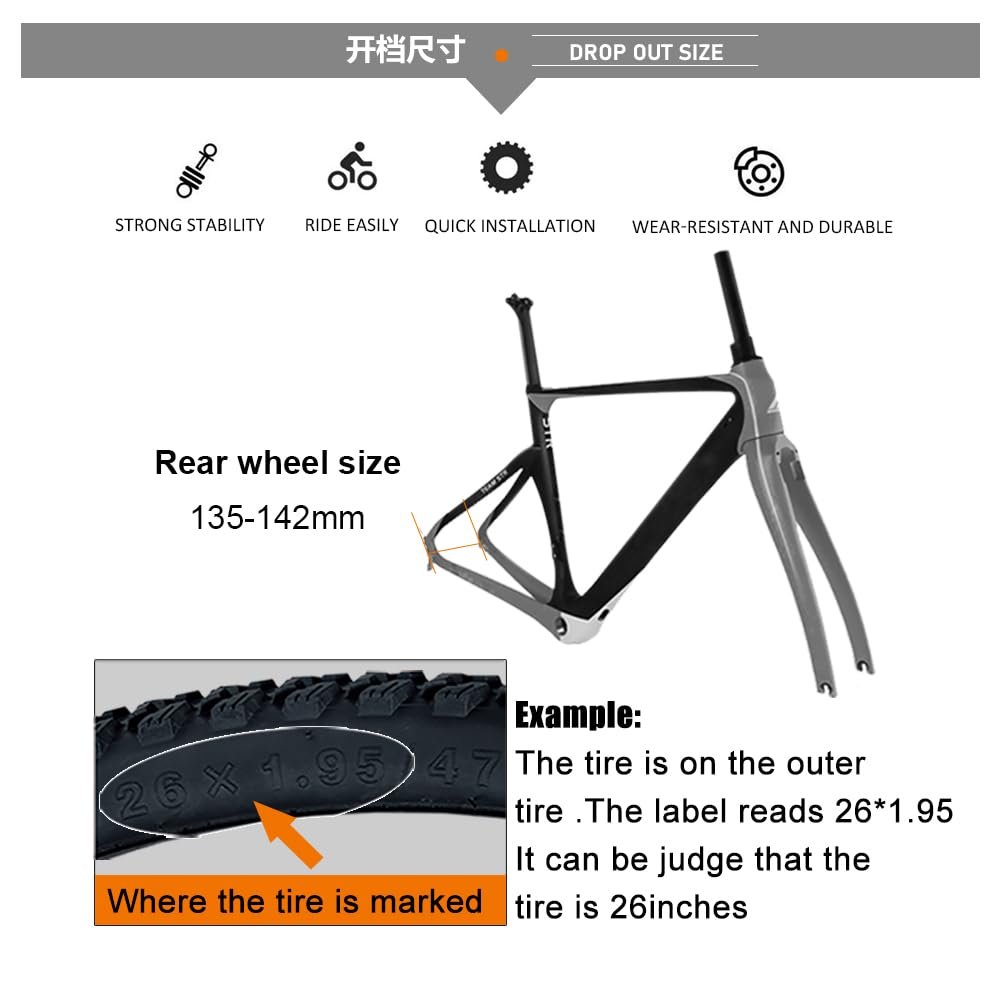 48V 27.5 Inch MTX Rim 45A Controller Rear Wheel E-Bike Conversion Kit, UKC1 Display & PAS, Programmable Brushless Gearless Hub Motor, for Mountain Bike DIY - Image 5