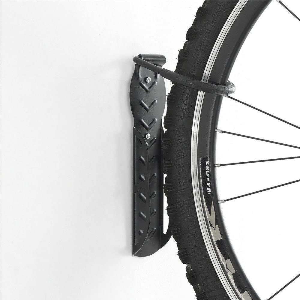 Bicycle Holders Home Storage Rack Wall Mounted Hanger Hook 2 PCS (Black) - Image 2