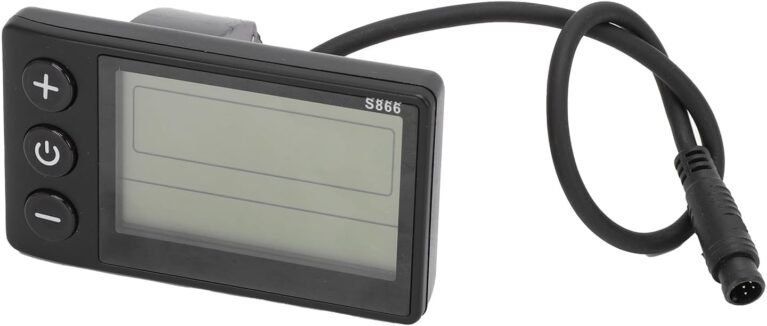 Display, S866 ABS Electric Bike LCD Display with 6 Pin Water Proof Connector for Scooter Modification