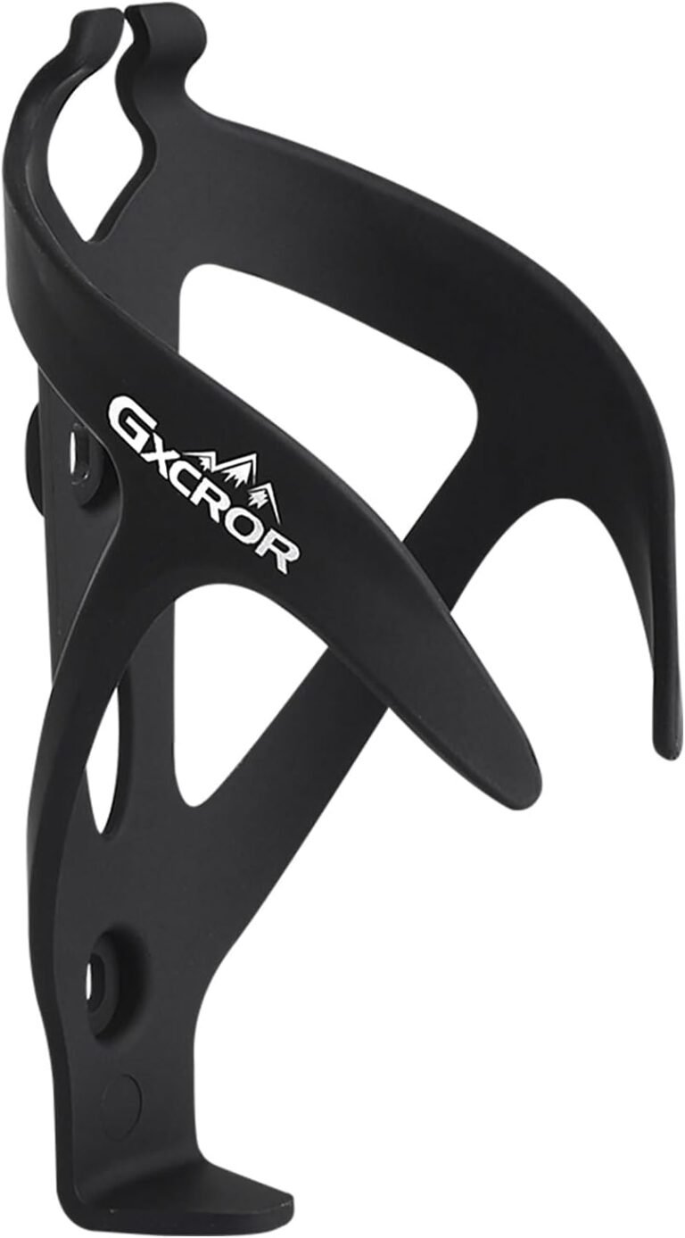 GXCROR Bike Water Bottle Holder, Durable Non-Slip Lightweight Universal Bicycle Bottle Cage for Mountain/Road Cycling Accessories