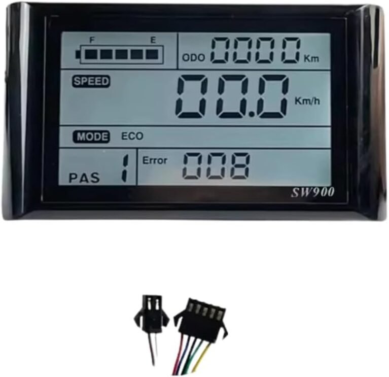 E-Bike LCD Display SW900 Model Electric Bike Screen for Ebike Conversion Kits 36v 48v 52v 60v 72v