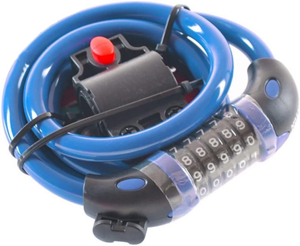 GOFRIEND Bicycle Lock - High Security 5 Digit Combination Coiling Cable Lock, Best for Outdoors, 1.2mx12mm - Image 6