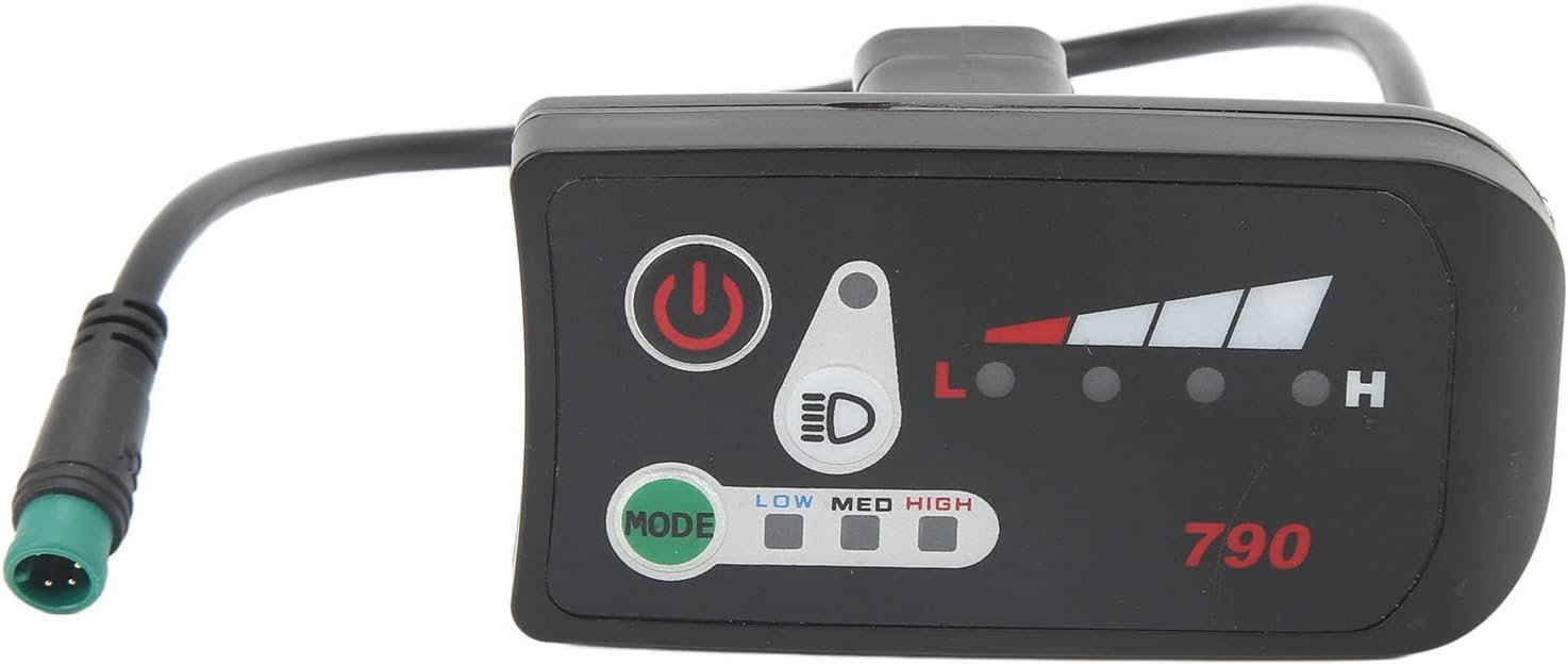 KIMISS Electric Bike LED, Panel Modification Display 790 Electric Power Display Meter with Waterproof 5P Male Plug for 22.2mm Handlebars 48V - Image 6