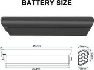 Electric Bike Battery 36V 48V 10.4A...