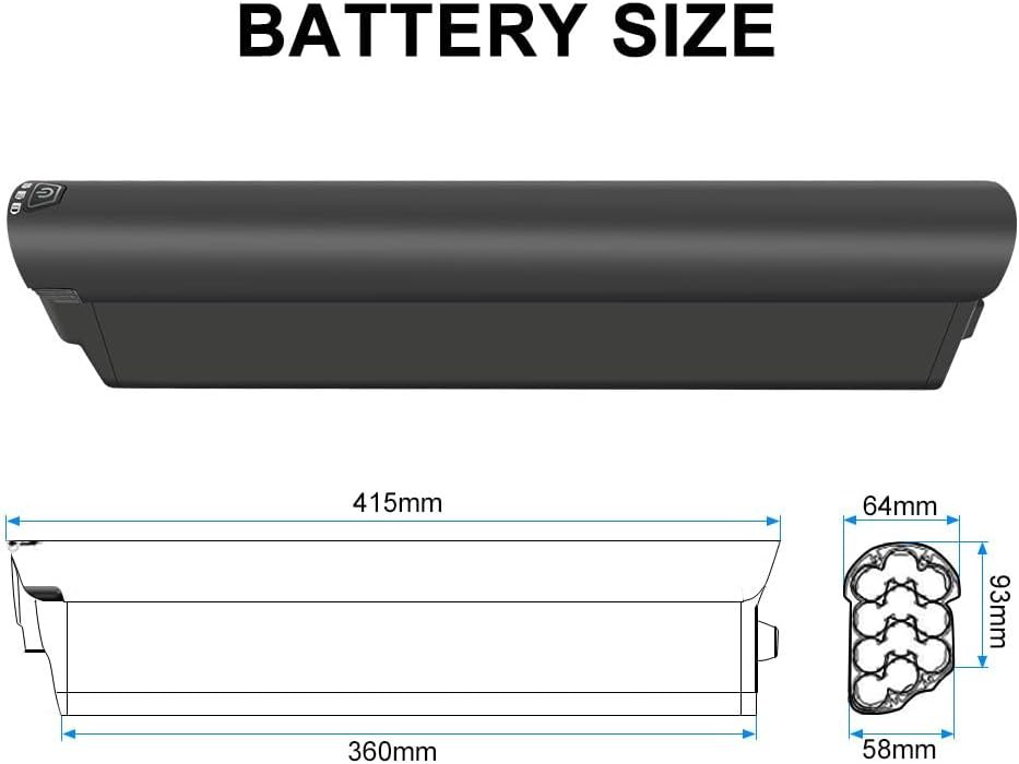 Electric Bike Battery 36V 48V 10.4Ah 13Ah 14Ah 17.5Ah Removable Built-in Electric Bike Battery Compatible for with Jasion EB5, Roamer Touroll J1, Actbest Cores Electric Bikes (36V16Ah)
