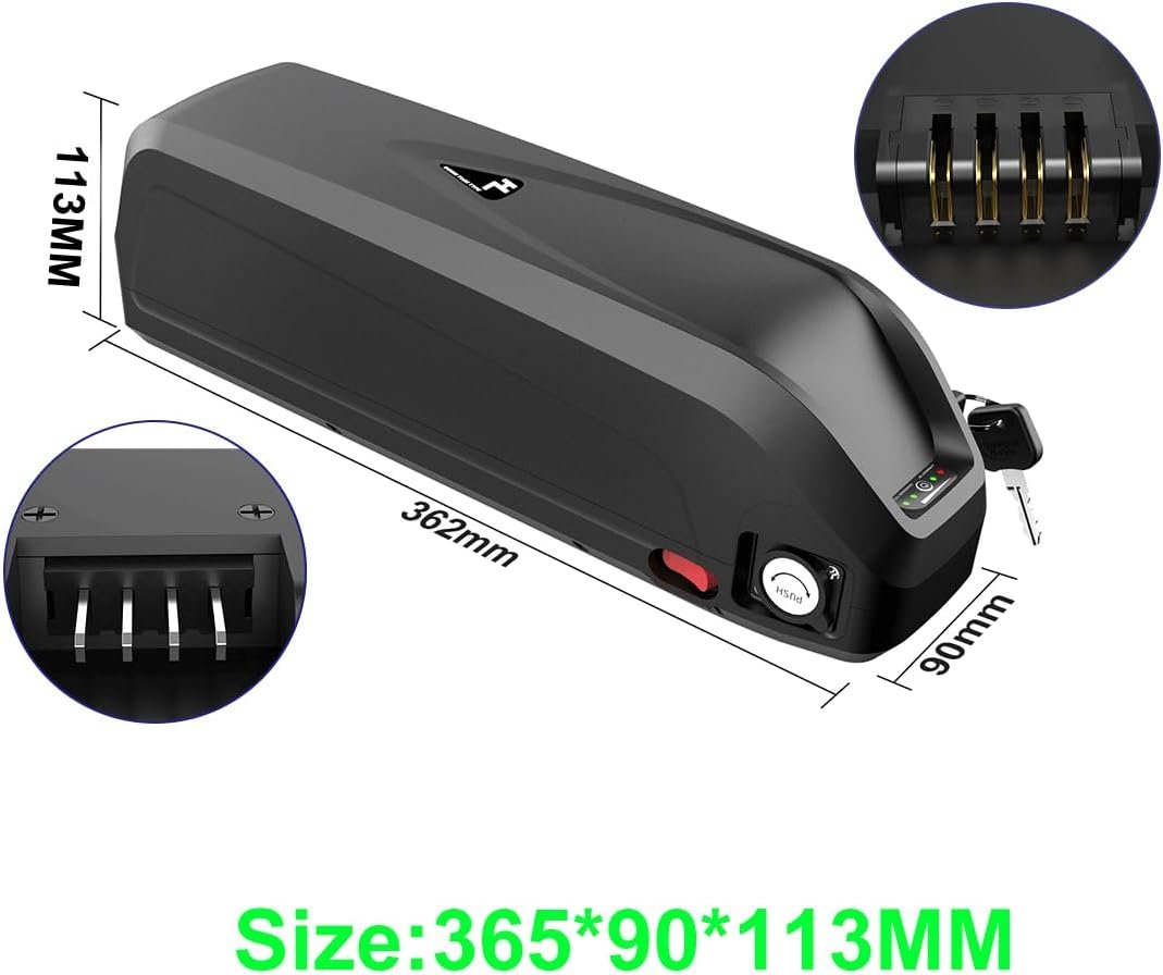 48V 15Ah Electric Bicycle Battery Mountain Bike - Durable Lithium Ebike batteries for Rear wheel Electric Bikes Conversion Kit (48V 15Ah) - Image 5