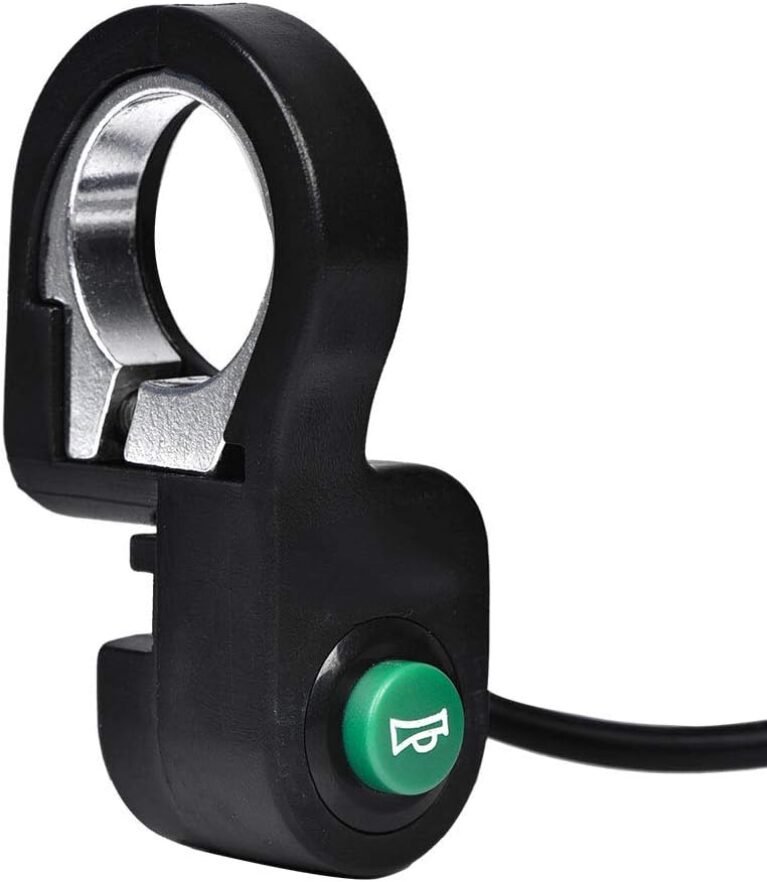 CHICIRIS Electric Bike Horn Switch, Electric Cycling Bells Waterproof Bike Bell Bicycle Handed Bells for Adults Kids Girls Boys Fits Handlebars with 22.2mm Bicycles and accessories