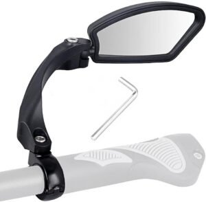 JZK Right Side Bike Mirror with Sta...