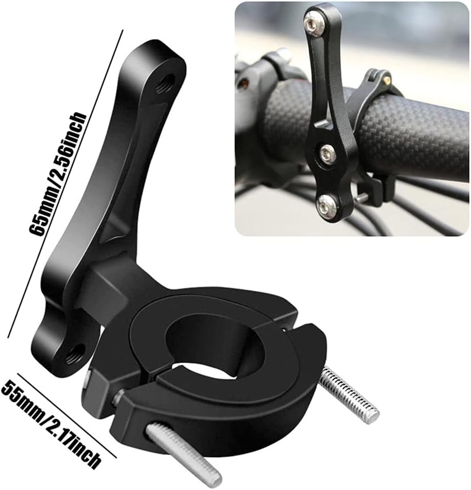 Aluminum Road Bike Bottles Cage Mount Adapter Water Bottle Cage Clamp Mount Bicycle Bottle Holder Bracket,Easy to Install on Handlebar Seat Post for Baby Stroller(Bilateral Fixation) - Image 3