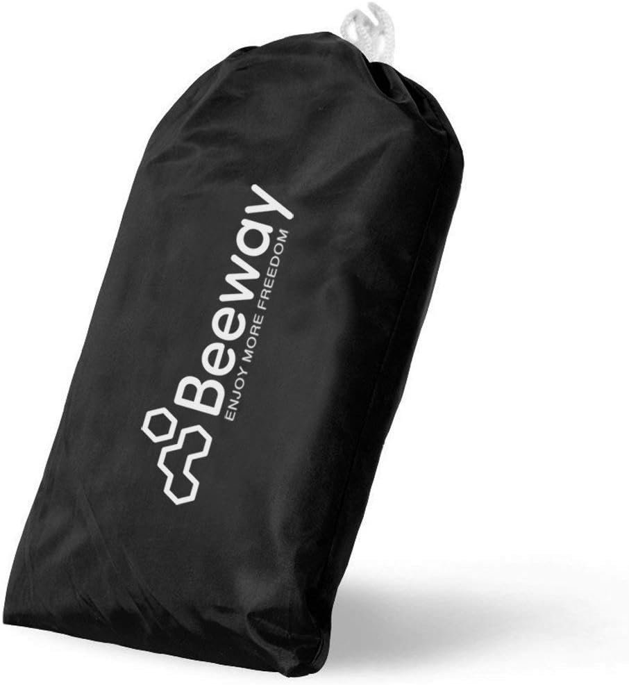BEEWAY Bike Cover, Waterproof Bicycle Cover Indoor Outdoor Storage - 210T Nylon with Pu Coating, Safty Straps, Lock-holes, Fits for Most Bikes up to 29" - Image 8