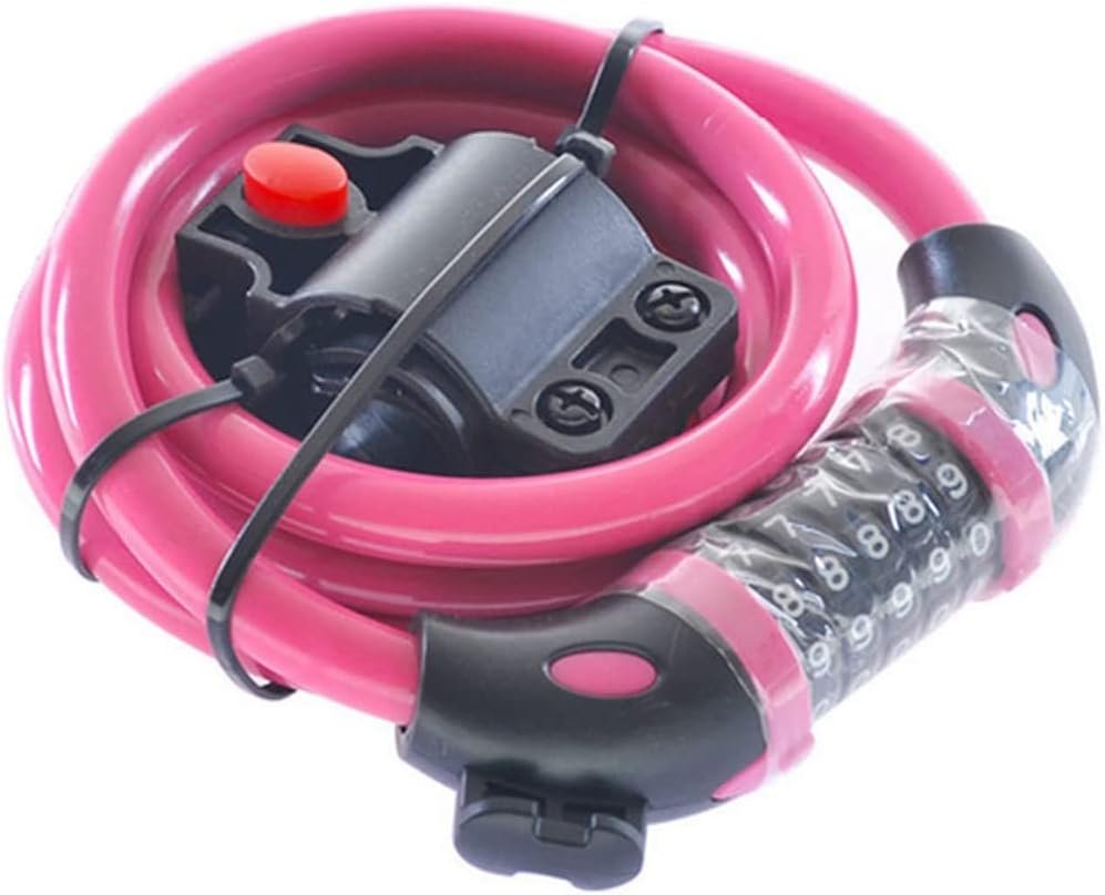 GOFRIEND Bicycle Lock - High Security 5 Digit Combination Coiling Cable Lock, Best for Outdoors, 1.2mx12mm - Image 6