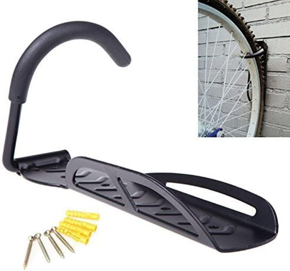 Bicycle Holders Home Storage Rack Wall Mounted Hanger Hook 2 PCS (Black) - Image 5