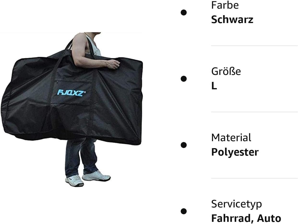 Bike Folding Travel Bag 26 Inch 1680D Padded Folding Carrier Waterproof Cycling Luggage Bag for Transport,Air Travel - Image 4