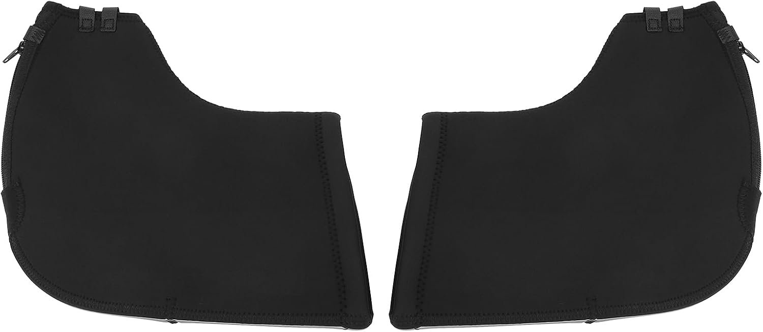 Bike Handlebar Mitts Bike Warm Gloves for Winter Riding Windproof Rainproof with Reflective Strip for Men Women - Image 2