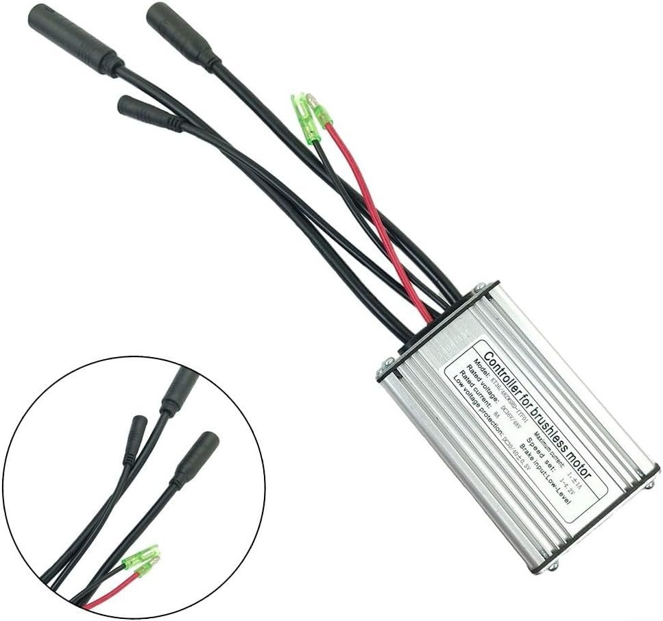 36V 48V KT-15A Electric Bike Controller Waterproof System for 250W 350W Brushless Motor For E-Bike Bicycle With 9-Pin Motor Connector Speed Control System Aluminum Housing - Image 3
