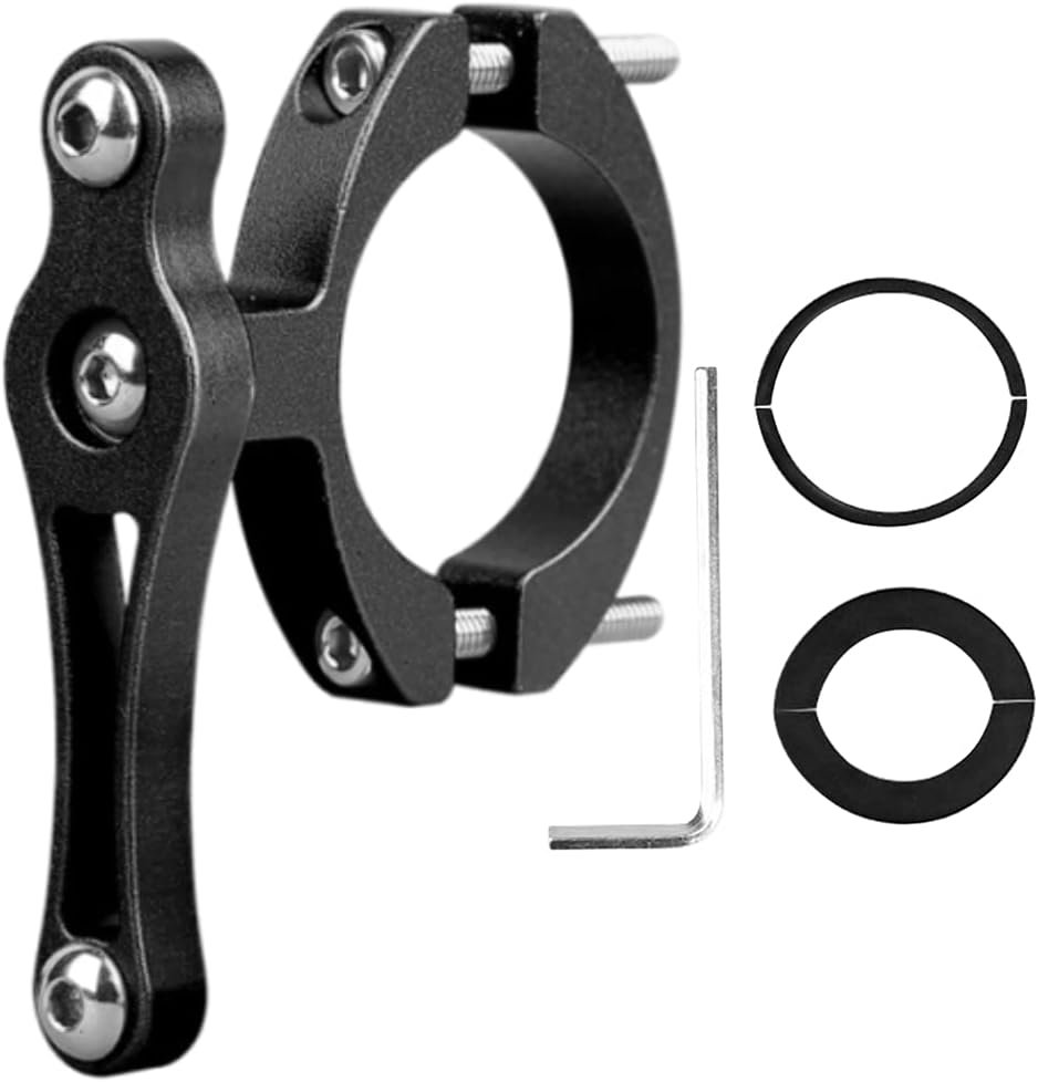 Aluminum Road Bike Bottles Cage Mount Adapter Water Bottle Cage Clamp Mount Bicycle Bottle Holder Bracket,Easy to Install on Handlebar Seat Post for Baby Stroller(Bilateral Fixation) - Image 2