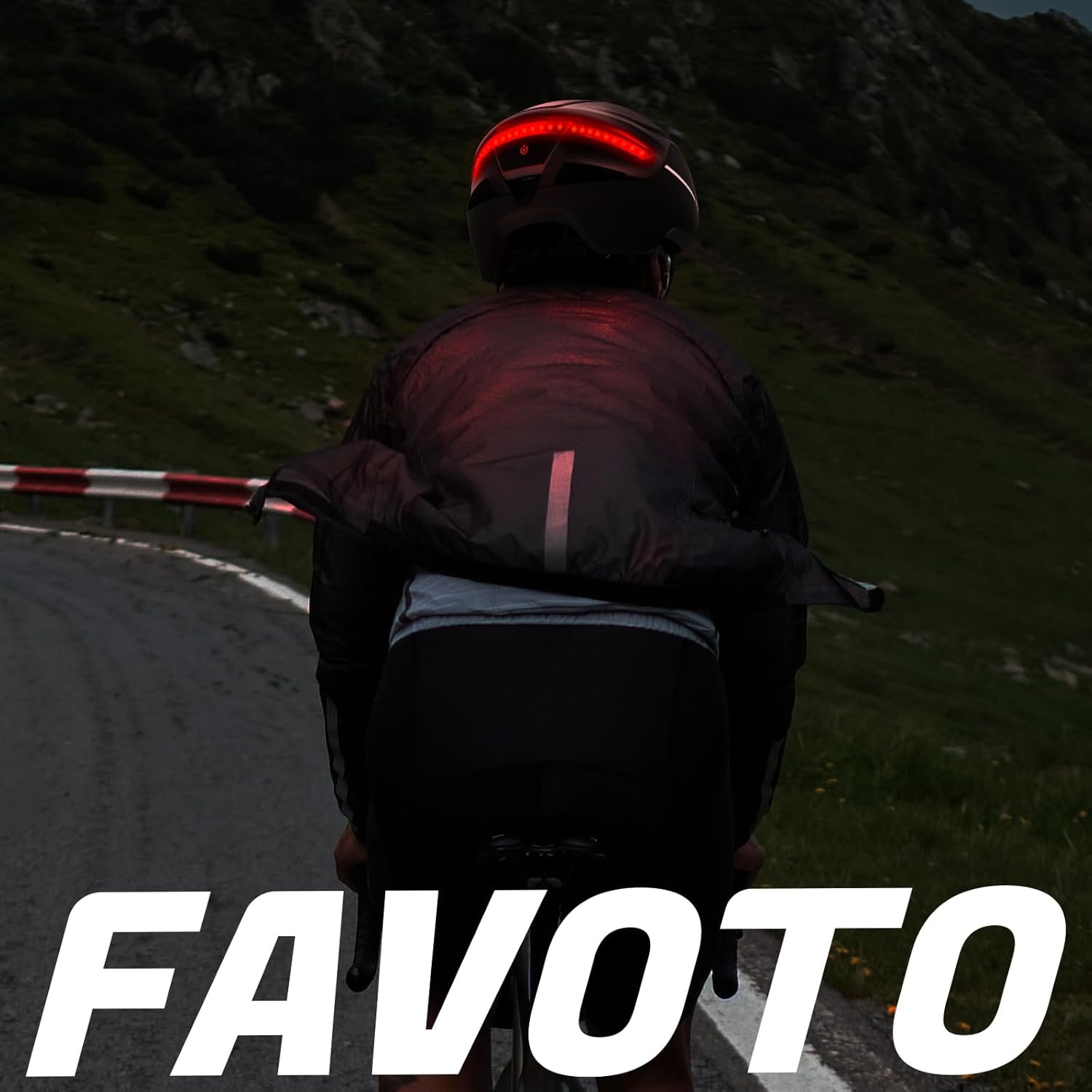 Favoto Smart Bike Helmet with Lights and Turn Signals, CE Certified Cycling Helmet for Adults with Remote Control, 3 Red Light Modes: Breathing, Flashing, Steady - Image 9
