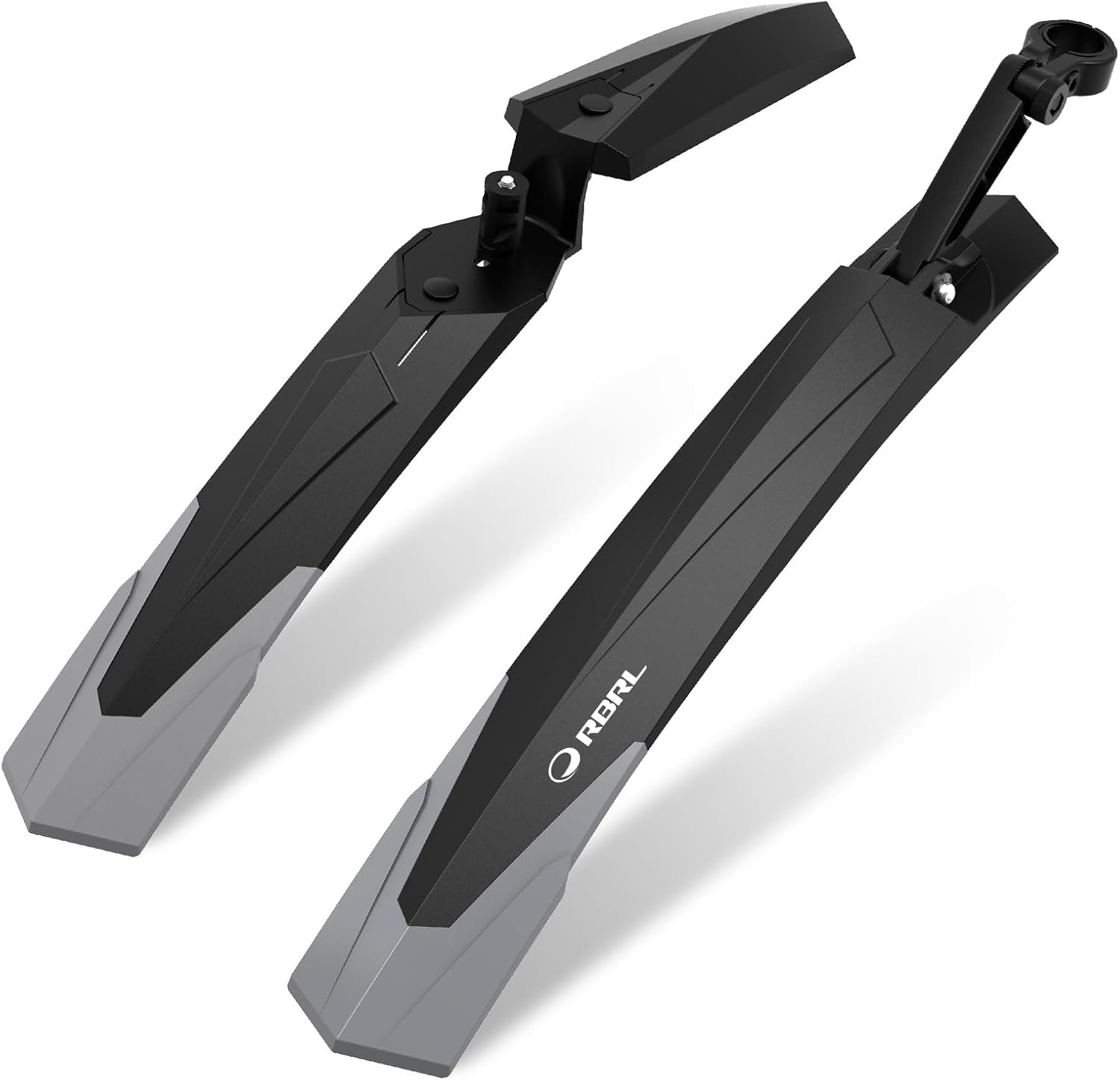 RBRL Bike Mudguard Set for Mountain Bike, Bicycle Fender E-Bike Fender Adjustable Mudguard, Universal Mud Guard for 24-29 inch Bikes