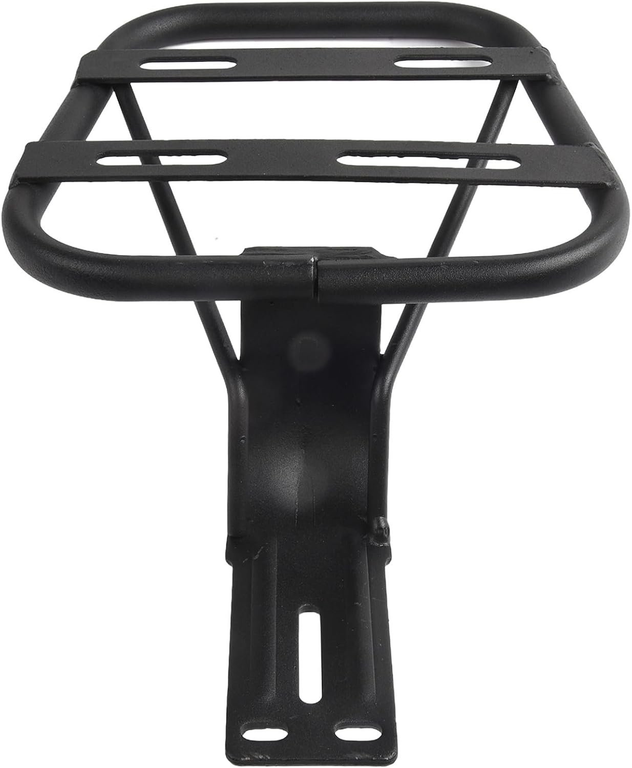 BlissfulAbode Bicycle Rear Rack Electric Bike Cargo Carrier Heavy Duty Steel Frame Mount Luggage Holder Storage Shelf Support Stand For Mountain Road Commuter E-Bikes Black 24.5x18.5x16.5CM - Image 6