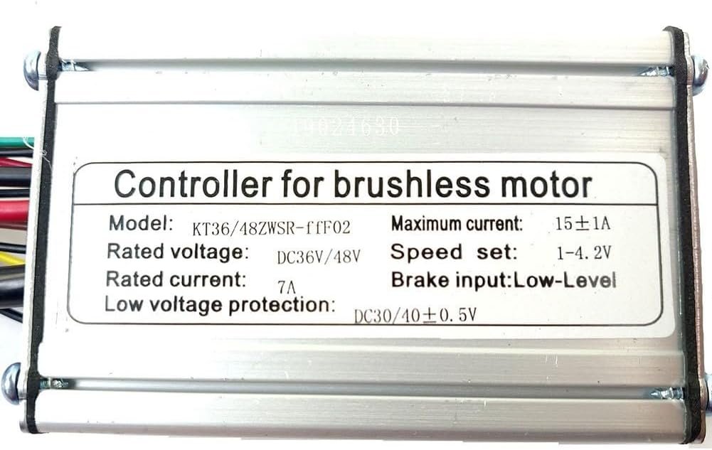 36V 48V KT-15A Electric Bike Controller Waterproof System for 250W 350W Brushless Motor For E-Bike Bicycle With 9-Pin Motor Connector Speed Control System Aluminum Housing - Image 8