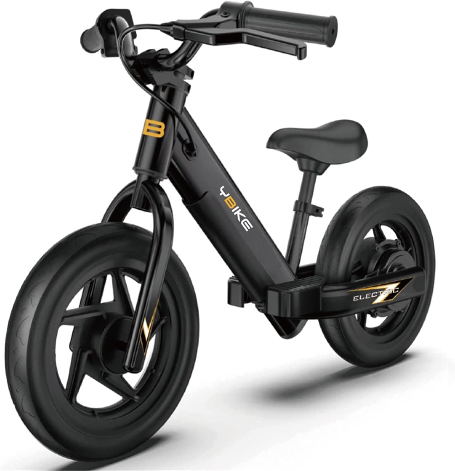 YBIKE Electric Balance Bike,12 Inch Kids Electric Bike for Ages 3-5 Years Old, Kids Balance Bikes with Adjustable Seat, Dirt Bike for Boys & Girls
