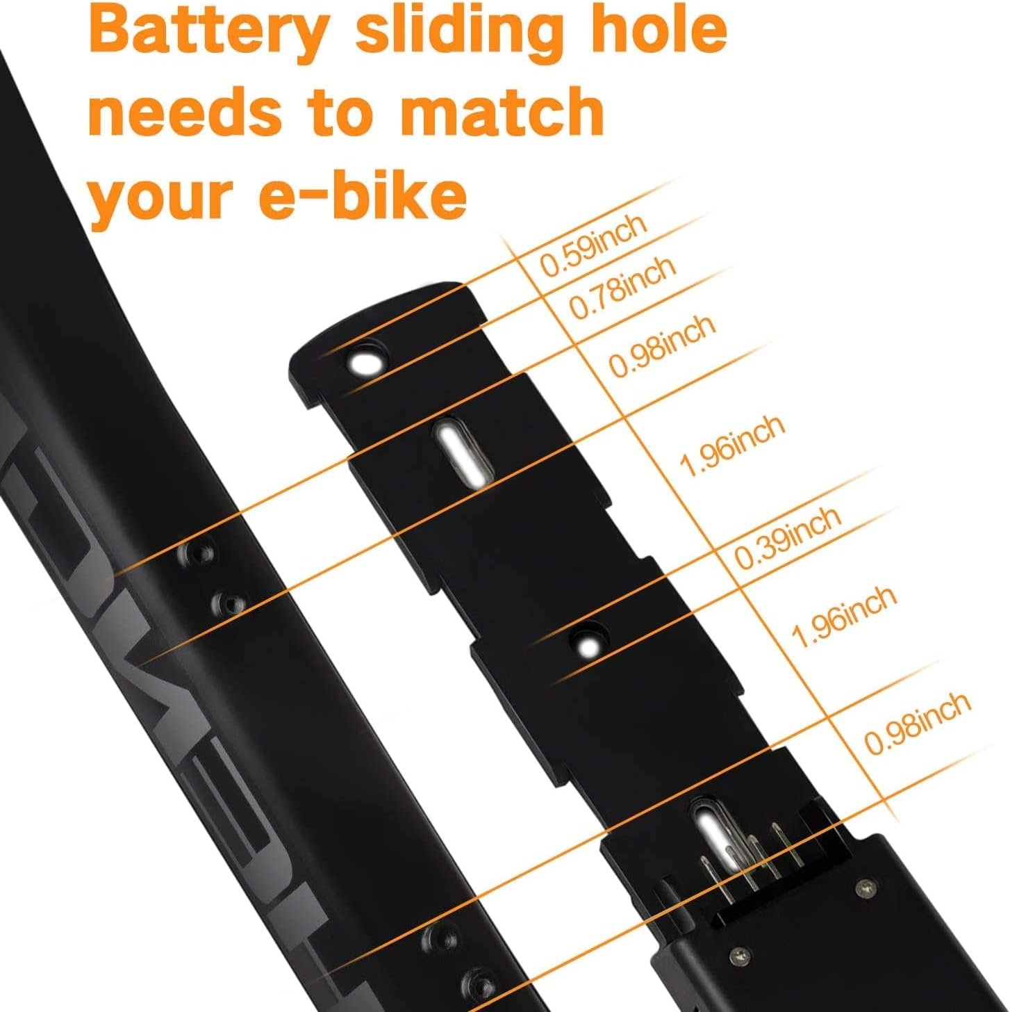X-go Ebike Battery Hailong Electric Bike Battery Lithium Battery Pack Replacement with 2A Charger, USB Port for Adults Sports Electric Bicycle Motor to 1000W 750W 500W 350W (36V 10AH 4Pin NO usb) - Image 7