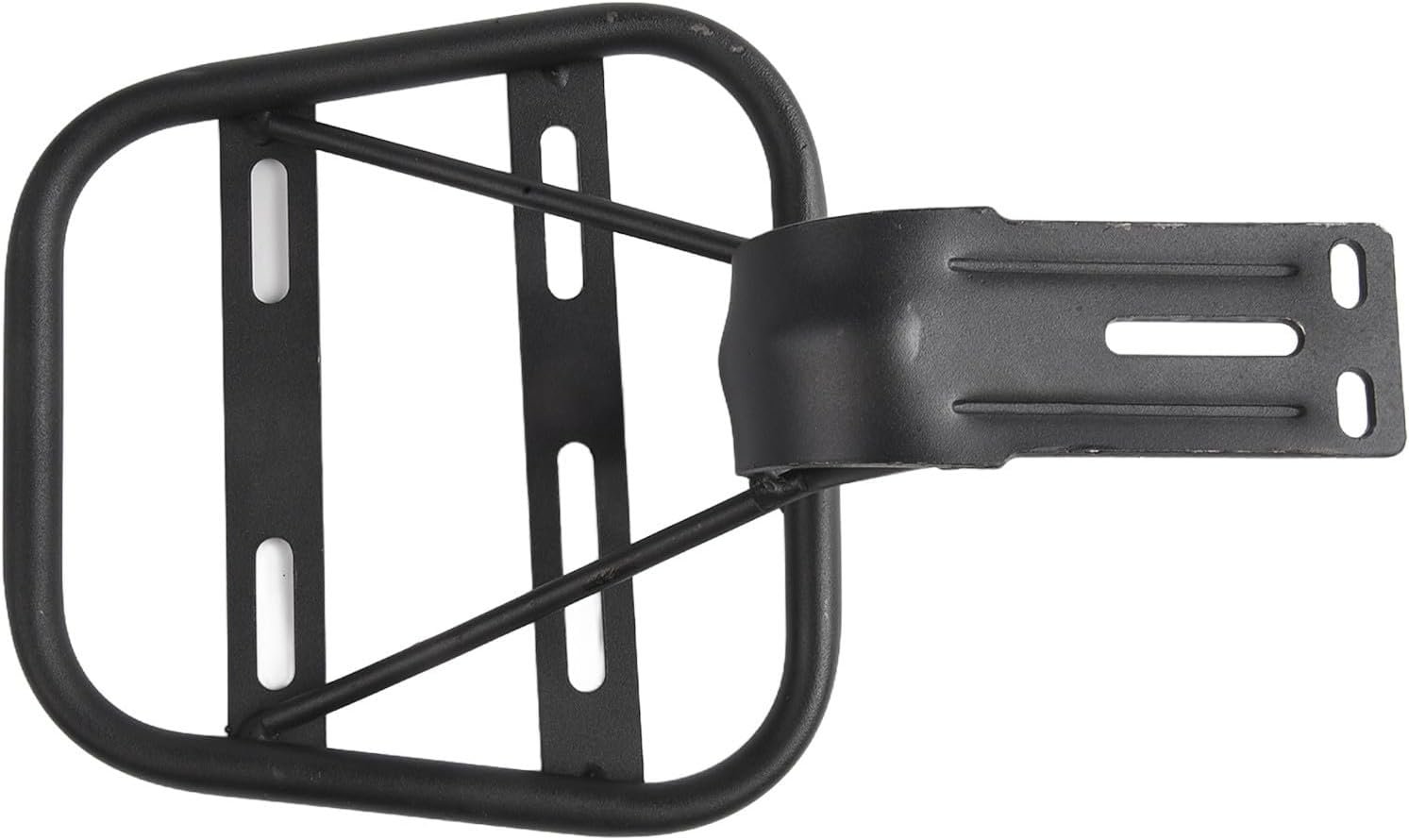 BlissfulAbode Bicycle Rear Rack Electric Bike Cargo Carrier Heavy Duty Steel Frame Mount Luggage Holder Storage Shelf Support Stand For Mountain Road Commuter E-Bikes Black 24.5x18.5x16.5CM - Image 7
