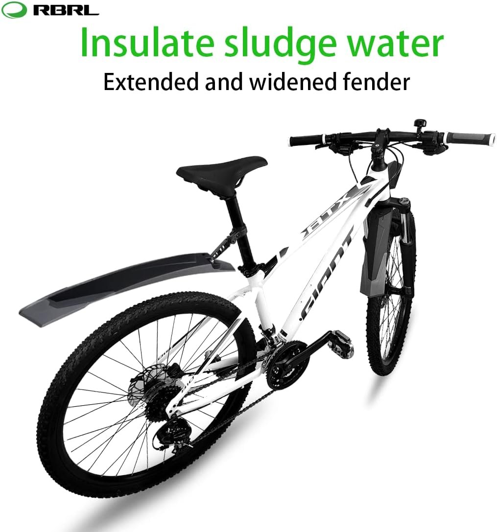 RBRL Bike Mudguard Set for Mountain Bike, Bicycle Fender E-Bike Fender Adjustable Mudguard, Universal Mud Guard for 24-29 inch Bikes - Image 7