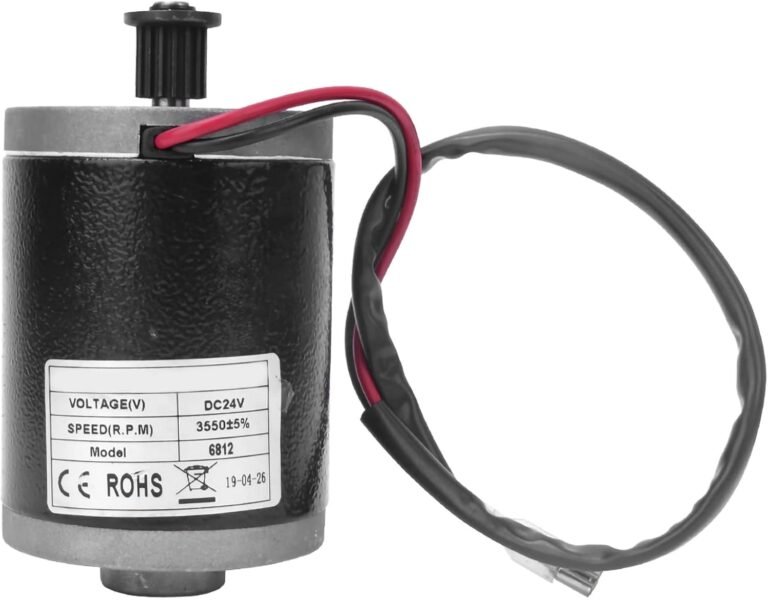DC Motor, 24V 100W High Torque Electric Gear Motor, Synchronization Wheel Motor for Electric Bike Scooter