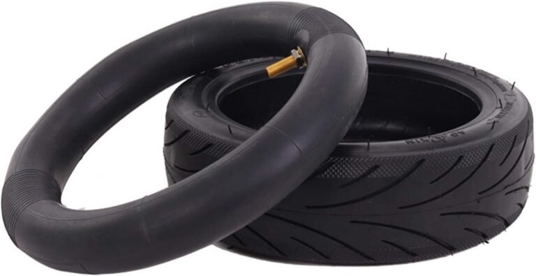 Kisbeibi Electric Scooter Tires, 60/70-6.5 Scooter Replacement Tires Electric Bike Inflatable Tyre & Inner Tube Tire Set for Ninebotmax MaxG30 Balance Scooter(Black Inner Tube + Outer tire)