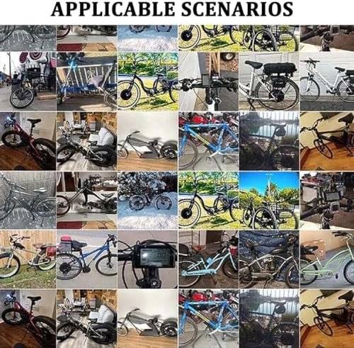 250W Electric Bike Conversion Kit, Brushless Hub Motor for 700C Wheels, LED Display, Easy E-Bike Upgrade with Controller & Brake Levers - Image 2