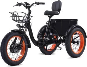 Electric Tricycle for Adults, Folda...